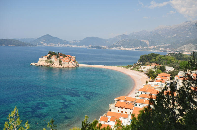 Apartments Vila Andja Sveti Stefan Exterior foto